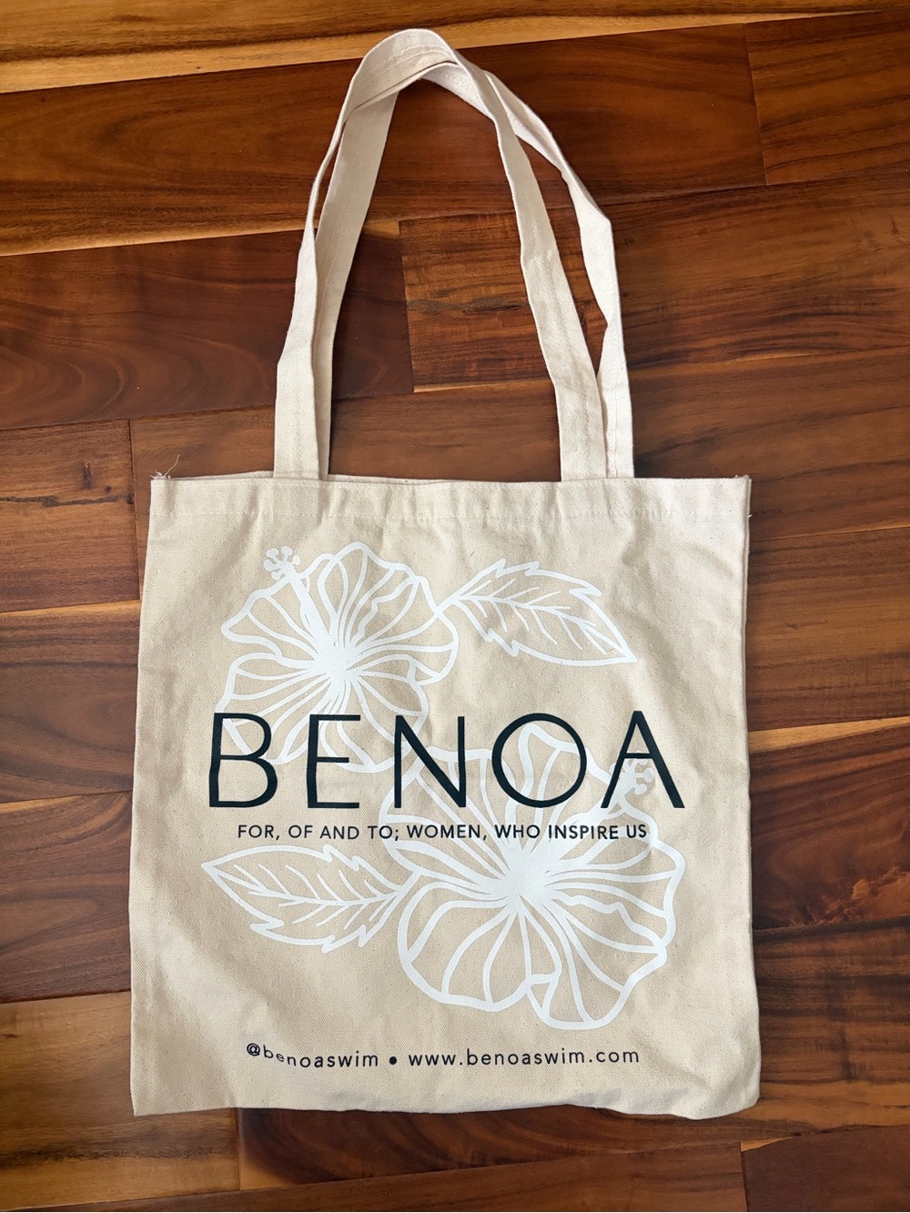 Benoa Swim Natural Canvas Tote Bag